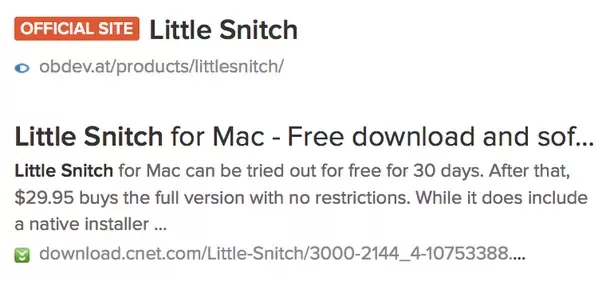 Is little snitch legit site